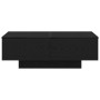 Mesa de café Negra de Roble 90x60x31 cm de Madera de , Mesas de centro - Ref: Foro24-862634, Precio: 121,92 €, Descuento: -5%%