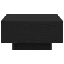 Mesa de café Negra de Roble 90x60x31 cm de Madera de , Mesas de centro - Ref: Foro24-862634, Precio: 121,92 €, Descuento: -5%%
