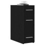Armario de boticario Negro Roble 20x45,5x60 cm Madera de , Taquillas y armarios de almacenamiento - Ref: Foro24-862637, Preci...