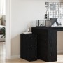 Armario de boticario Negro Roble 20x45,5x60 cm Madera de , Taquillas y armarios de almacenamiento - Ref: Foro24-862637, Preci...