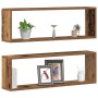 Estantes de pared 2 pcs Madera reciclada 80x15x26 cm de , Estantes y estanterías - Ref: Foro24-862639, Precio: 36,70 €, Descu...