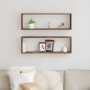 Estantes de pared 2 pcs Madera reciclada 80x15x26 cm de , Estantes y estanterías - Ref: Foro24-862639, Precio: 36,70 €, Descu...