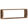 Estanterías de pared 4 pcs Madera antigua 80x15x26 cm Madera trabajada de , Estantes y estanterías - Ref: Foro24-862640, Prec...