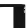 Estantes de pared 4 pcs Negro Roble 80x15x26 cm Madera hecha de , Estantes y estanterías - Ref: Foro24-862644, Precio: 57,72 ...