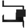 Estantes 2 piezas Negro Roble 40x40x49,5 cm Madera de , Estantes y estanterías - Ref: Foro24-862653, Precio: 42,27 €, Descuen...