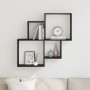 Armario de pared Negro Roble 80x15x78,5 cm Madera de ingeniería de , Estantes y estanterías - Ref: Foro24-862654, Precio: 39,...