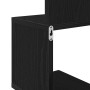 Estante de esquina Negro Roble 20x20x127,5 cm Madera Elaborada de , Estantes y estanterías - Ref: Foro24-862656, Precio: 33,9...