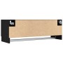 Armario Negro Roble 100x32,5x35 cm Madera de , Armarios roperos - Ref: Foro24-862657, Precio: 61,94 €, Descuento: %