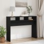 Mesa Consola Negra de Roble 105x30x80 cm de Madera Ingenierizada de , Mesas auxiliares - Ref: Foro24-862660, Precio: 60,86 €,...