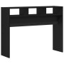 Mesa Consola Negra de Roble 105x30x80 cm de Madera Ingenierizada de , Mesas auxiliares - Ref: Foro24-862660, Precio: 60,86 €,...