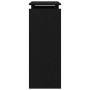 Mesa Consola Negra Roble 80x30x80 cm Madera Ingenierizada de , Mesas auxiliares - Ref: Foro24-862661, Precio: 52,51 €, Descue...
