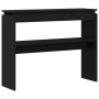 Mesa Consola Negra de Roble 80x30x102 cm de Madera Compensada de , Mesas auxiliares - Ref: Foro24-862662, Precio: 58,46 €, De...