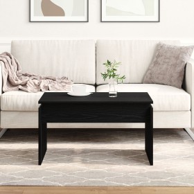 Comprar Mesa de café Negra de Roble 68x38x50 cm