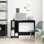 Escritorio Negro Roble 102,5x35x75 cm Madera Ingenerizada de , Escritorios - Ref: Foro24-862664, Precio: 75,69 €, Descuento: ...