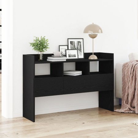 Aparador Negro de Roble 105x30x70 cm en Madera de , Aparadores - Ref: Foro24-862666, Precio: 99,44 €, Descuento: %
