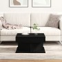 Mesa de café Negra de roble 57x57x30 cm de madera ingenida de , Mesas de centro - Ref: Foro24-862665, Precio: 59,46 €, Descue...