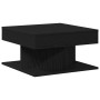 Mesa de café Negra de roble 57x57x30 cm de madera ingenida de , Mesas de centro - Ref: Foro24-862665, Precio: 59,46 €, Descue...