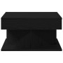 Mesa de café Negra de roble 57x57x30 cm de madera ingenida de , Mesas de centro - Ref: Foro24-862665, Precio: 59,46 €, Descue...