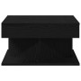 Mesa de café Negra de roble 57x57x30 cm de madera ingenida de , Mesas de centro - Ref: Foro24-862665, Precio: 59,46 €, Descue...