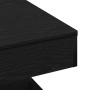 Mesa de café Negra de roble 57x57x30 cm de madera ingenida de , Mesas de centro - Ref: Foro24-862665, Precio: 59,46 €, Descue...