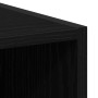 Armario para Lavadora Roble Negro 64x24x190 cm Madera Técnica de , Accesorios para lavadoras y secadoras - Ref: Foro24-862668...