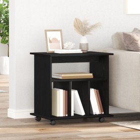 Gabinete móvil Negro Roble 60x45x55 cm Madera de , Taquillas y armarios de almacenamiento - Ref: Foro24-862674, Precio: 60,02...
