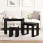 Mesas Nido de 3 Piezas en Roble Negro Madera de Ingeniería Rápida de , Mesas auxiliares - Ref: Foro24-862677, Precio: 54,23 €...
