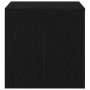 Conjunto de Mesas Laterales Apilables de 3 Piezas de Madera Ingenierada en Negro de , Mesas auxiliares - Ref: Foro24-862676, ...