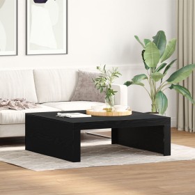 Mesa de Café de Roble Negro - 100x100x35 cm Hecha de Madera Elaborada de , Mesas de centro - Ref: Foro24-862678, Precio: 81,6...