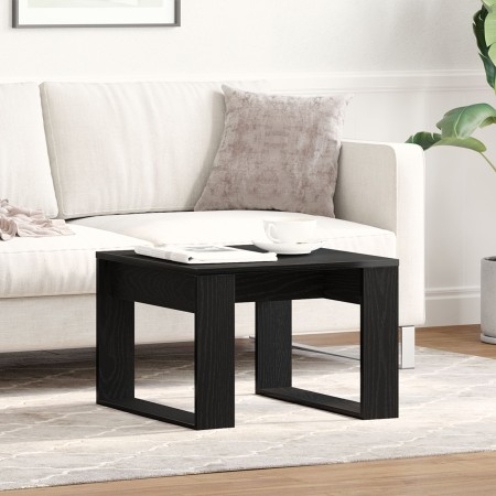 Mesa Auxiliar de Roble Negro - 50x50x35 cm, Hecha de Madera Ingenierada de , Mesas de centro - Ref: Foro24-862679, Precio: 40...
