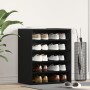 Armario para zapatos Negro Roble 60x35x70 cm Madera de , Zapateros y organizadores de calzado - Ref: Foro24-862683, Precio: 7...