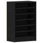 Zapatero Negro Roble 60x35x92 cm Madera de , Zapateros y organizadores de calzado - Ref: Foro24-862684, Precio: 90,85 €, Desc...
