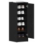 Armario para zapatos Negro Roble 32x35x92 cm de madera de , Zapateros y organizadores de calzado - Ref: Foro24-862685, Precio...