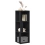 Gabinete Esquinero Negro Roble 33x33x100 cm Madera Elaborada de , Taquillas y armarios de almacenamiento - Ref: Foro24-862691...