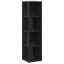 Estantería Negra de Roble 33x33x132 cm de madera de , Taquillas y armarios de almacenamiento - Ref: Foro24-862692, Precio: 66...