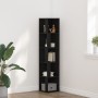 Gabinete Esquinero Negro Roble 33x33x164,5 cm Madera de , Taquillas y armarios de almacenamiento - Ref: Foro24-862693, Precio...