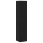 Gabinete Esquinero Negro Roble 33x33x164,5 cm Madera de , Taquillas y armarios de almacenamiento - Ref: Foro24-862693, Precio...