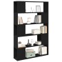 Estante Negro Roble 100x24x155 cm Madera de , Muebles TV - Ref: Foro24-862698, Precio: 96,13 €, Descuento: -5%%