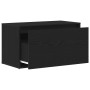 Banco de Hall Negro Roble 80x40x45 cm Madera Elaborada de , Bancos para recibidores y almacenamiento - Ref: Foro24-862701, Pr...