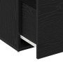Banco de Hall Negro Roble 80x40x45 cm Madera Elaborada de , Bancos para recibidores y almacenamiento - Ref: Foro24-862701, Pr...
