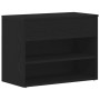 Banco de entrada Negro Roble 60x30x45 cm Madera de , Zapateros y organizadores de calzado - Ref: Foro24-862702, Precio: 62,18...