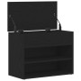 Banco de entrada Negro Roble 60x30x45 cm Madera de , Zapateros y organizadores de calzado - Ref: Foro24-862702, Precio: 62,18...