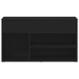 Banco Hall Negro Roble 60x30x45 cm Madera Compuesta de , Zapateros y organizadores de calzado - Ref: Foro24-862703, Precio: 6...