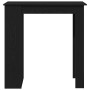 Mesa de Bar con Estante - Roble Negro, 102x50x103.5 cm, Hecha de Madera Ingenierizada de , Mesas de cocina y de comedor - Ref...