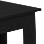 Mesa de Bar con Estante - Roble Negro, 102x50x103.5 cm, Hecha de Madera Ingenierizada de , Mesas de cocina y de comedor - Ref...