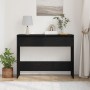 Mesa Consola de Roble Negro - 100x35x76.5 cm - Madera Engineered de , Mesas auxiliares - Ref: Foro24-862708, Precio: 77,20 €,...