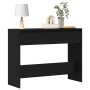 Mesa Consola de Roble Negro - 100x35x76.5 cm - Madera Engineered de , Mesas auxiliares - Ref: Foro24-862708, Precio: 77,20 €,...