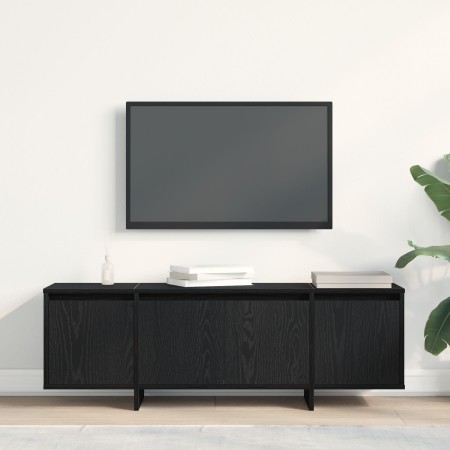 Mueble de TV Negro Roble 120x30x40.5 cm Madera Compuesta de , Muebles TV - Ref: Foro24-862709, Precio: 82,00 €, Descuento: %