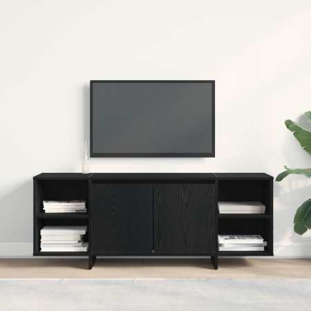 Stand para TV - Roble Negro - 120x30x40.5 cm - Hecho de Madera Elaborada de , Muebles TV - Ref: Foro24-862710, Precio: 94,54 ...