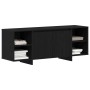 Stand para TV - Roble Negro - 120x30x40.5 cm - Hecho de Madera Elaborada de , Muebles TV - Ref: Foro24-862710, Precio: 94,54 ...